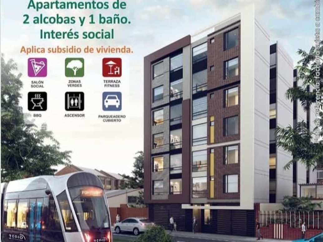 Apartamento de 3 alcobas en venta en Villemar Fontibon, Bogotá, 94 m² · foto 2 de 2