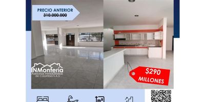OFERTA SE VENDE APARTAMENTO EN VILLA DEL RÍO DE MONTERIA 

la propiedad cuenta con un area de 102 m2, y un valor de venta de 290 millones, se encuentra ubicada cerca a parques colegios, centros comerciales, zonas deportivas, supermercados de cadena, en una zona de alta valorizacion, segura y vigilada, cerca a vias principales. El apartamento consta de tres habitaciones con closet, dos baños, sala comedor, cocina integral, zona de labores con patio, garaje, terraza y balcon. 

 

INMONTERIA ASESORÍAS INMOBILIARIAS DE COLOMBIA
✅ Si desea recibir información adicional o visitar personalmente esta propiedad puede agendar una visita a las siguientes líneas de atención:
* Línea WhatsApp de ventas ? 3205548556 
* Línea WhatsApp de arriendos ? 3233444404

✅ Para ofrecer su inmueble con nosotros puede contactar a las líneas de atención o escribir al siguiente correo electrónico
? inmonteria.inmobiliaria@gmail.com
? www.inmonteriainmobiliaria.com.co ?

? Síguenos en INSTAGRAM y FACEBOOK @inmonteria
https://www.instagram.com/inmonteria/

 

 

 

 
