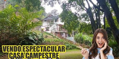 VENDO ESPECTACULAR CASA CAMPESTRE AL NORTE DE CALI EN DAPA. Km 11 calle de las flores casa bosque Bambusa. COD 2005. Bambusa es una casa de 340 metros cuadrados ubicada en un bosque de 5000 metros cuadrados, con 2000 metros cuadrados designados como reserva natural. Construida con materiales como bambú, eucalipto y chanul, la casa cuenta con tres niveles y un diseño innovador que incluye paredes curvas y un techo de cemento sobre una estructura de bambú. La propiedad cuenta con iluminación inteligente y sistemas de seguridad conectados a Alexa, zona de recreación que incluye una ducha exterior, jacuzzi y sauna finlandesa. En la planta superior se encuentra una cocina abierta, un amplio salón con chimenea y un dormitorio principal con baño privado, terraza con vistas panorámicas y huerto de aromáticas. 340 mts construidos. 5000 mts lote. V/r Venta: $1.650.000.000 Véalo y negociamos. Estrato 4. Telfs(602) 3472545, 3183583802, 3163510317.