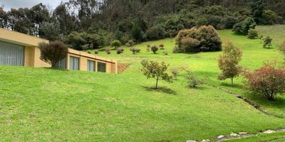 F- VENDEMOS ESTE HERMOSO TERRENO DE  4 HECTAREAS MAS 6,868 METROS EN GUASCA ADELANTE DE LA PRADERA DE POTOSI.   TIENE CONSRUIDA UNA CASA CAMPESTRE DE 412 MTS Y ADICIONALMENTE , CASA DE CUIDANDEROS, DEPOSITO DE JARDINERIA, TERRAZAS, SOTANO, ESTUDIO Y LAVANDERIA Y 722 MTS EN  ZONA DE PARQUEADERO. EL LOTE TIENE POSIBILIDAD DE CONTRUIR 3 CASAS MAS EN EL TERRENO. EN CUANTO A SERVICIO PUBLICOS , TIENE ENERGIA CON CODENSA,  ACUEDUCTO CON SERVIDUMBRE OTORGADA´POR CORPOGUAVIO 1/2 PULGADA. CINCO PUNTOS ASIGNADOS Y PAGADOS  Y  GAS PROPANO (TANQUE DE 100 LBS) X COLGAS.
EL AREA TOTAL CONSTRUIDA DE LA CASA Y LOS ANEXOS ES DE  769 METROS Y EL AREA DE LA ZONA DE PARQUEADERO ES DE 722 METROS.