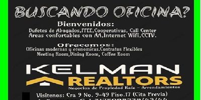 Se trata de alquiler de oficinas amobladas de tres, cuatro, diez metros cuadrados de superficie,  desde  quinientos mil pesos,  seiscientos mil pesos, otros precios consultar. salón de reuniones, cafetería, baños, comedor, CCTV, portería  veinticuatro horas primer piso. Visítenos, en pleno centro de CALI cerca a la Gobernación, zona bancaria, zonas comerciales, parqueaderos,  ESCRIBANOS LLÁMENOS via  WHATSAPP, VISÍTENOS.