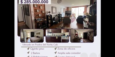 ✨¡Tu nuevo hogar en Cali te espera!✨

Descubre este hermoso apartamento de 80 M2 ubicado en una zona privilegiada del Valle del Cauca, perfecto para familias que buscan comodidad, modernidad y una excelente ubicación.

? Características principales:


 3 amplias alcobas llenas de luz natural.
 2 baños completos diseñados para tu confort.
 Cocina integral moderna y funcional.
 Balcón para disfrutar de vistas relajantes.
 Garaje privado, ideal para tu seguridad y comodidad.


Además, el apartamento ha sido recientemente reformado, ofreciendo acabados modernos y un diseño actualizado que lo hace simplemente irresistible.

? Entorno y ubicación:
Ubicado en un conjunto cerrado con vigilancia 24/7, este apartamento te brinda acceso a una piscina, áreas sociales, parques cercanos y zonas verdes para disfrutar con tu familia. Su proximidad a centros comerciales, colegios, universidades y transporte lo hace perfecto para una vida dinámica y conectada.

¡Es más que un apartamento, es el lugar donde construirás grandes recuerdos!

? Contáctanos ahora y agenda tu visita. Esta es la oportunidad de adquirir el hogar de tus sueños en Cali. ¡No dejes que se te escape!
