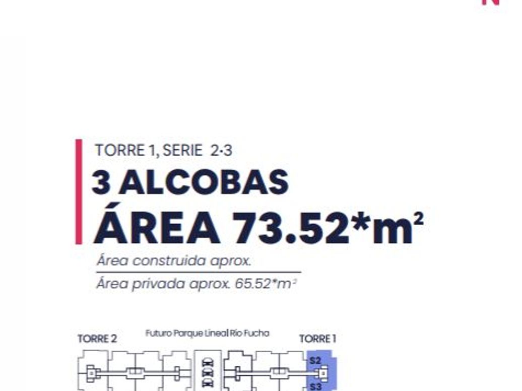 Apartamento de 3 alcobas en venta en Los Pinos De Marsella, Bogotá, 74 m² · foto 3 de 20