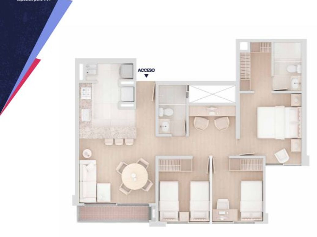 Apartamento de 3 alcobas en venta en Los Pinos De Marsella, Bogotá, 74 m² · foto 15 de 20