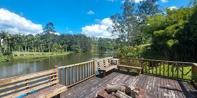 Finca muy bien ubicada en la vía San Antonio-La Ceja, dos decks con vista al lago, mezanine con baño completo, tres alcobas más alcoba de servicio. Piscina privada, ambiente muy campestre rodeado de verde. El arriendo incluye el mantenimiento del jardín, se puede rentar con o sin muebles. Código Abad Faciolince: FIN2038. Asesora Alejandra Gutierrez 3174292454.