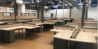 Oficina amoblada por cada 100 mts2, 1 parqueadero.  Zonas comunes, parqueadero de motos, bicicletas, ascensores, vigilancia y supervisores.  Canon más IVA.