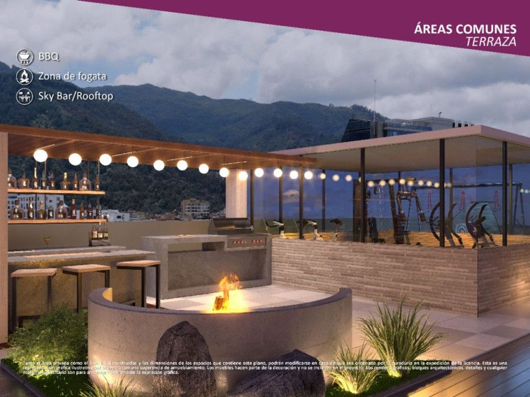 Apartamento de 2 alcobas en venta en Rincon Del Chicó, Bogotá, 85 m² · foto 2 de 6