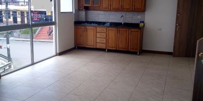 Apartamento en 2 piso con 2 habitaciones, cocina integral, salón comedor, baño completo, baños social, cuarto útil pequeño, zona de lavado.