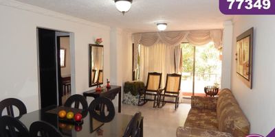 Apartamento  fresco - acogedor - piso cerámica - cocina integral tradicional - sala comedor - portería vigilancia - balcón - jardín - zona infantil - cuarto de servicio remodelado y mejorado - zona comercial - bombas de gasolina - supermercados cercanos - parques cercanos - transporte publico cercano.