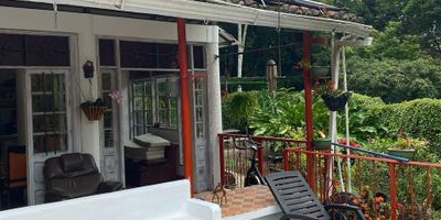 ¡Se vende hermosa finca en Nocaima, Cundinamarca, a solo 78 km de Bogotá! La propiedad cuenta con dos casas: la casa principal, que tiene 4 alcobas, cada una con baño privado, sala, comedor, cocina abierta y jacuzzi; y la casa del administrador, que tiene 4 cuartos y 1 baño. Además, la finca ofrece una zona BBQ, salón de juegos con mesa de billar, bodega de herramientas, planta eléctrica, motobomba, 4 tanques de almacenamiento con capacidad de 14,000 litros, un galpón, zona de compostaje cubierta y un nacimiento de agua. Con una gran variedad de árboles frutales como limones, mandarinas, naranjas, guanábanas, aguacates, bananos, cocos, 100 matas de café, entre otros, y una hermosa zona de guaduales. Además, tiene capacidad para futuras construcciones turísticas como cabañas o glamping, lo que la convierte en una excelente opción para inversión o para disfrutar de la vida en el campo. ¡Contáctanos para más información o agendar una visita!