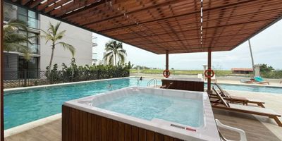 Se vende apartaestudio semiamoblado con permiso de renta turistica a una calle de la playa de pozos colorados, Santa Marta. 

Para confirmar cualquier dato de la publicacion, realizar preguntas adicionales o agendar citas para conocer la propiedad, contactanos! 
