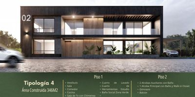 Atos Inmobiliaria te ofrece: Proyecto de Casas Campestres en Tunja

Ubicadas en el nororiente de Tunja, cerca de Unicentro y el Colegio Comfaboy, nuestras casas campestres en un exclusivo conjunto son ideales para quienes desean escapar del ritmo urbano y conectarse con la naturaleza. Rodeadas de bosques y montañas, estas viviendas combinan elegancia y vida rural.

Tipologías de Casas:

Zona de parqueo, sala, comedor, cocina integral, baño social, 2 alcobas auxiliares con baño, 1 alcoba principal con baño y walk-in closet, estudio, zona verde.
Piso 1: zona de parqueo, sala, comedor, cocina integral, sala de TV y estudio, baño auxiliar, patio de ropas, bodega, zona verde. Piso 2: 2 alcobas auxiliares con baño, 1 alcoba principal con baño, walk-in closet y terraza.
Piso 1: vestíbulo, sala, comedor, cocina, cuarto de lavado, estudio, baño social, sala de TV con chimenea, zona verde. Piso 2: 2 alcobas auxiliares con baño, 1 alcoba principal con baño y walk-in closet, gimnasio, balcón.