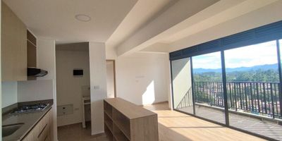 Apartamento con un área de 69 metros cuadrados, excelente ubicación piso alto, amplios espacios ideal para compartir en familia,  balcón con vista a zona verde,  cuenta con 2 habitaciones cada una con baño, sala comedor, cocina concepto abierto, parqueadero privado y útil; la unidad  cuenta con vigilancia 24 horas, parqueadero de visitantes ,salón social, gimnasio, juegos infantiles, turco ,laundry room. Esta ubicado en un punto muy central cerca al aeropuerto internacional José María cordoba,  centros comerciales y comercio en general. Además es una zona de alta valorización y prestigio. Contactame.