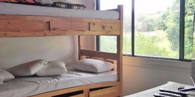 Finca productiva Guamo, Tolima, a borde de carretera, de 3.3 Hectáreas 33.300 m2 con renta $12M-$17M mensuales libres. Casa 210 m2 con 4 baños con división en vidrio, mueble y 4 alcobas con aire acondicionado inverter y ventilador techo. Cocina, Sala comedor, patio de ropas. Gas natural, agua y luz trifásica 220V. Internet y TV satelital. Piscina 9x4 metros. Casa 2 perros y bodega - depósito Cultivos de mango, limón, plátano y yuca.  Proyecto Capacidad de producción entre 4-6 toneladas mensual .6 lagos geomembrana de 800 m3 cu.  laguna oxidación 4 lagos geomembrana de 12 m3 alevinos. Bodega almacenamiento34 splash oxipez. Pozo profundo 60 metros 3 pulgadas para  24 horas 7 días de la semana. Cuarto equipos con , banco condensadores, transferencia automática planta para proyecto y Herramientas y motobombas. Cerramiento malla todo el proyecto. transformador y red propia de 75 KVA. Servicio residencial.