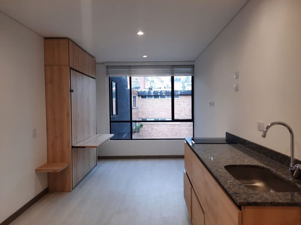 Apartamento de 1 alcoba en venta en Chapinero Central, Bogotá, 21 m² · foto 3 de 13
