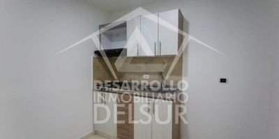 Aparta estudio en arriendo, 1 alcoba, 1 closet, 1 baño, cocina integral, zona de ropas, servicios incluidos e internet
Rutas de transporte, tiendas de barrio, supermercados, droguerías, mall comercial
Web: Desarrollo Inmobiliario del SurCelular: 3156901885