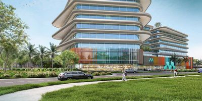 Este centro medico cuenta con consultorios, clinicas, apartasuites y zona comercial, son amplios, frescos e iluminados. En este caso te presentamos un apartasuites amoblado que incluye:
Dos camas queen -
Mesas de noche -
Cortina -
Mesa comedor auxiliar -
Mobiliario balcón -
Punto para aire tipo paquete -
Cocineta con estufa de dos puestos -
Extractor / Lavaplatos -
Mueble superior y nevera tipo hotel -
Punto para lavadora-secadora -
Closet -
Mueble para televisor
 . A demás el centro medico cuenta con: Galería médica tipo vitrina -
Arquitectura de interiores por studioSUR -
Clínica SENSE para cirugías ambulatorias -
6 carriles de entrada - salida y car lobby -
4 Ascensores premium -
2 Ascensores tipo camilleros -
555 Parqueaderos -
Sistema de A.A. de alta eficiencia -
Lobby principal -
Auditorio premium plus -
Café WI-FI -
Medical lounge -
Amplias salas de espera por piso -
Comedor Staff -
Terraza verde -
Helipuerto. Cerca a  clínica AUNA
Portoazul y a 10 minutos del sector Buenavista.