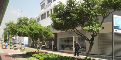 Excelente oficina en segundo nivel, cuenta con gran iluminación natural, con divisiones en vidrio para varios ambientes de trabajo, cuenta con baño privado, zona de lavado, deposito interno y una terraza privada con área de 8 mts. El edificio cuenta con vigilancia, Circuito Cerrado de TV. Ubicada sobre la Av Calle 127, KR 19, KR 15 y Autopista Norte, con cercanía a el Centro Comercial Unicentro, bancos, restaurantes y transporte publico cercano.