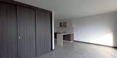 Arriendo excelente aparta estudio tipo loft sector ciudad del rio , cocina abierta , pisos en porcelanato opaco , excelente ubicación , unidad completa , 2 baños , 1 closet , cocina abierta zona de ropas independiente , balcón , garaje y útil , apto tipo loft.