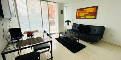 Aparta estudio Amoblado para arriendo en el sector de Sabaneta. Cuenta con amplios espacios comodos, amplios y luminosos. Cuenta con 1 habitacion, 1 bano, 1 closet, sala comedor, cocina integral, red de gas, 1 balcon, zona de ropas.  Esta ubicado a pocos minutos de la Rotonda de la Vaquita de sabaneta y con buen acceso a transporte publico.