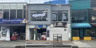 ATENCION INVERSIONISTA, esta casa Comercial de 350 m2 de area construida, ubicada sobre la calle 150 a pocos metros de la avenida 19, entre la autopista norte y la avenida 19, con alto trafico vehicular y movimiento peatonal, zona en la que puedes encontrar droguerias, restaurantes, papelerias, cafeterias ferreterias, entre otros comercios.
Consta de cinco locales, tres en el primer piso, y dos en el segundo. Estan totalmente adecuados para la oferta comercial, con servicios independientes.
Actualmente estan RENTANDO con contratos superiores a cuatro años de antiguedad. El area de lote de esta propiedad es de 172m2 .
Frente 7m x fondo de 24.5 m. 
AGENDA TU VISITA.