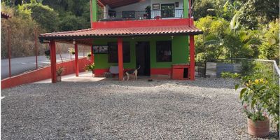 ¡Unida a la naturaleza y desconectado de la ciudad está este hermoso inmueble campestre ubicado en la vereda el Trebol, Chinchina, Caldas! Se trata de una propiedad que cuenta con un área total de terreno de 1600 m2 y un área construida de 120 m2, lo que la hace ideal para aquellos que buscan un lugar amplio y espacioso para vivir. Esta propiedad ofrece un área privada de 120 m2 y cuenta con 4 alcobas, 3 baños y 5 cocheras, ofreciendo así grandes espacios para que la familia disfrute al máximo.

Además, también incluye una variedad de características internas que pueden mejorar la vida de los futuros propietarios. Estos incluyen la admisión de mascotas, armarios empotrados, un balcón, un baño auxiliar, una barra de estilo americano, una cocina integral, un depósito, dobles ventanas, un hall de alcobas, techos altos y suelos de cerámica, todo adornado con una vista panorámica hermosa.

Las características externas también son de gran ayuda para los nuevos propietarios. Aquí tendrán acceso pavimentado, árboles frutales, una zona social, áreas turísticas cercanas, colegios, garajes, un patio, que se encuentra ubicado en una vía principal a bordo de carretera, transporte público cercano (jeeps de Chichiná y buses de Marsella a Manizales) ,lo que sin duda hará la vida más cómoda. Esta propiedad también es bifamiliar, lo que la hace perfecta para aquellas familias numerosas. Con todo esto, ya sea que busque un lugar encantador para disfrutar juntos o para disfrutar de tiempo solo, no hay duda de que este inmueble campestre ofrece todo lo que uno podría desear en una vivienda, rodeada de zonas verdes y una excelente ubicación.

Casa en material con puerta automática para ingresar. En la primera planta encontramos: sala comedor, 2 alcobas, dos baños, cocina, patio de ropas, fogón de chimenea que funciona con leña, un depósito para la herramienta y cuarto para almacenar la madera para el fogón

En la segunda planta esta ubicada: salaco