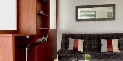 El apartaestudio está muy bien ubicado, amplio e iluminado, 1 alcoba con vestier, baño, sala - comedor, y cocina semiintegral, el edificio cuenta con ascensor, en el canon está incluida la administración, no tiene parqueadero, zona comercial y residencial.
