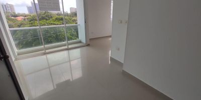 se arrienda apto en exclusivo sector de la ciudad ubicado en villa santos consta de 2 amplias habitaciones con closet, 2 baño, cocina integral equipada, sala-comedor, área de labores, balcon con excelente vista además el conjunto cuenta  parqueadero privado, salón social, terraza tropical seguridad 24/7 con acceso a transporte publico cercano, centro comerciales, parques, y vías principales ven y conócelo.
