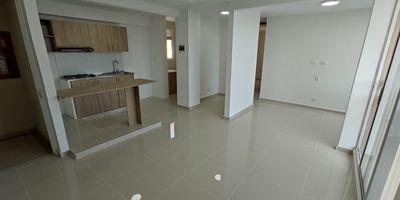 Arriendo Hermoso apartamento con 52 metros cuadrados distribuidos en 2 habitaciones, 2 baños, sala comedor, cocina, area de labores, piso 15, estrato 3, tambien cuenta con salon social, piscina, parque de juegos, cancha de furbol, gimnasio, vigilancia privada y 1 parqueadero, este inmueble ofrece comodidad en cada rincón. No pierdas la oportunidad de vivir en este espacio. Contáctanos ahora para más información y agenda una visita.