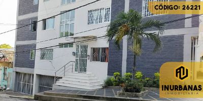 CÓDIGO INTERNO: 26221 - APARTAMENTO CONSTA DE 2 ALCOBAS, 2 CLÓSETS, 2 BAÑOS, SALA COMEDOR, COCINA INTEGRAL,  ÁREA DE LABORES, PISO DE CERÁMICA Y CIELO RASO DRYWALL. EL EDIFICIO CUENTA CON GARAJE EN SÓTANO PRIVADO. SE ENCUENTRA UBICADO CERCA DE VÍAS PRINCIPALES, PARQUES, COLEGIOS, UNIVERSIDADES, SUPERMERCADOS, TRANSPORTE PÚBLICO E IGLESIAS.