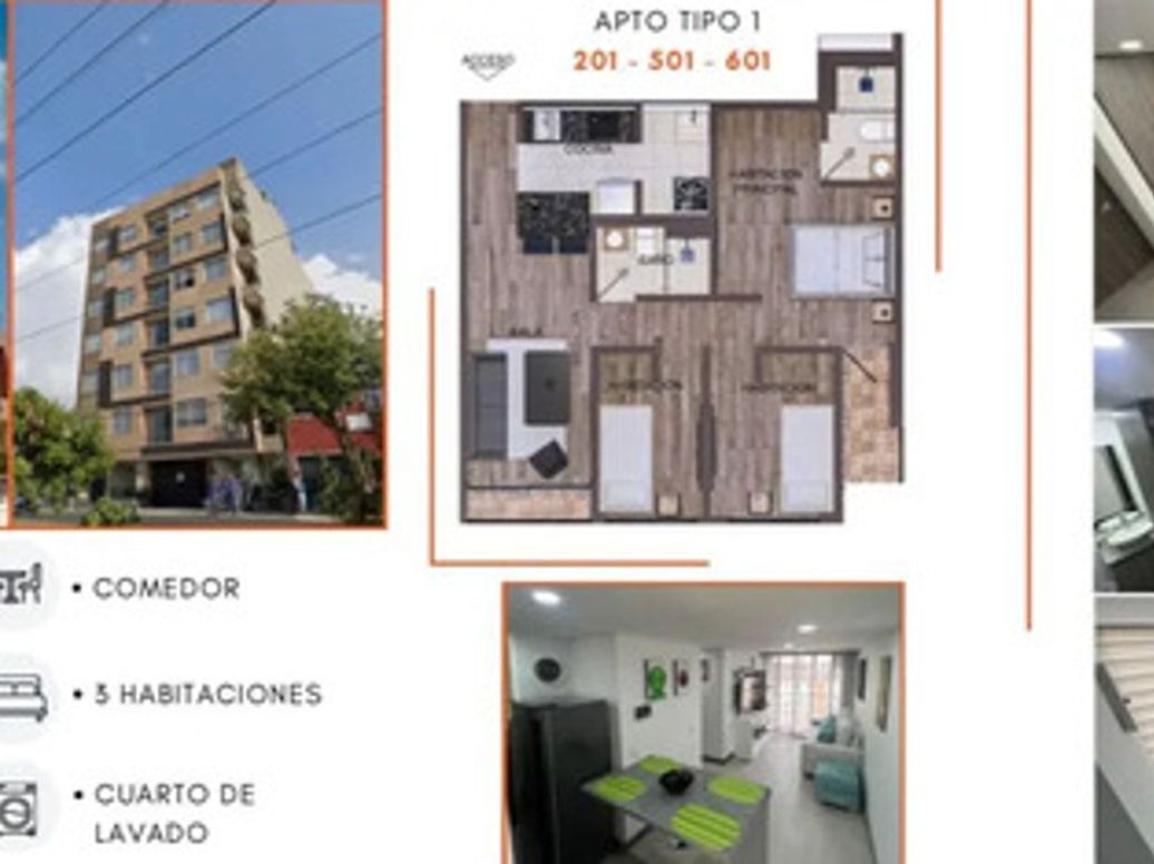Apartamento de 3 alcobas en venta en Ingles, Bogotá, 55 m² · foto 8 de 8