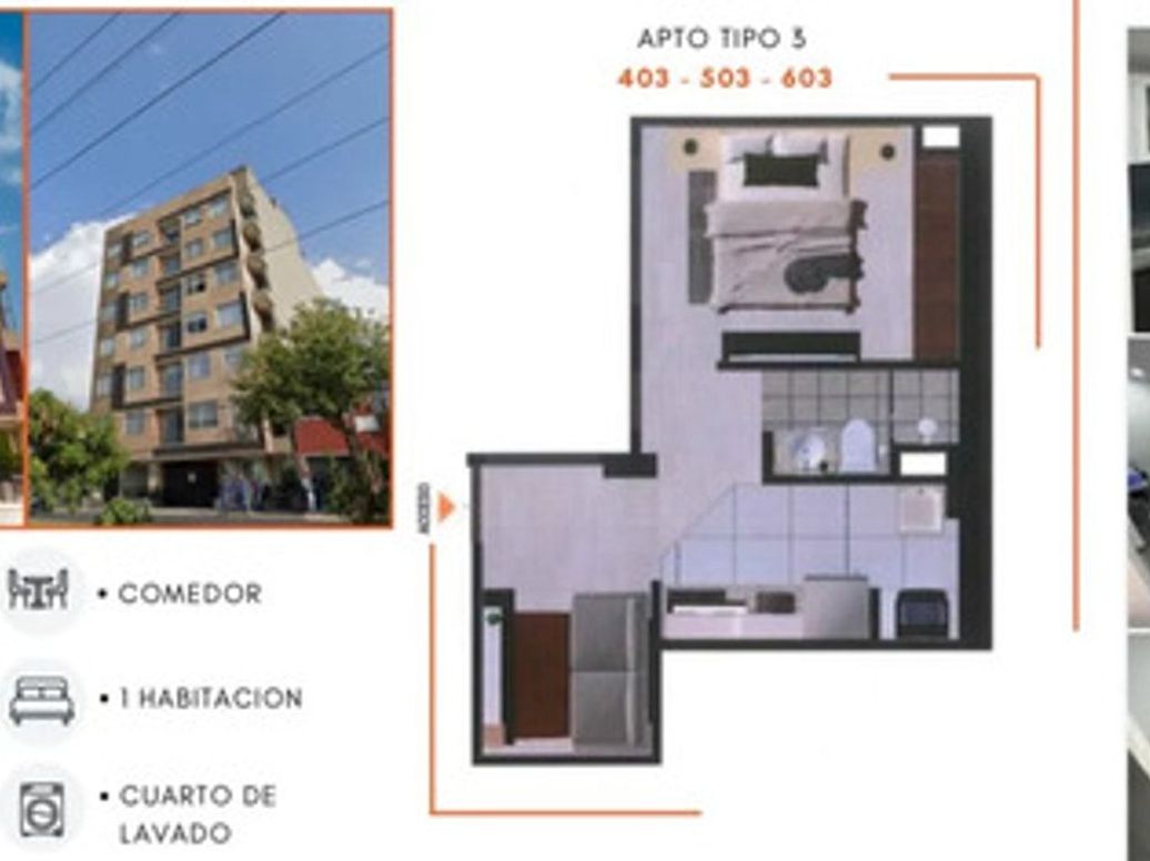 Apartamento de 1 alcoba en venta en Ingles, Bogotá, 28 m² · foto 4 de 11