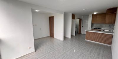 Se vende hermoso apartamento en el sector de Sachamate en Jamundi es un apto de lujo totalmente terminado para estrenar..  q consta de 60 mtrs de área privada q cuenta con una hermosa cocina integral tipo americana de lujo sala grande con una vista espectacular hacia las montañas.. tiene dos habitaciones la principal con baño y closeth tiene baño de visitas.. estudió o tercera habitación. La.zona de aseo queda aparte de la cocina es un apto con todos los acabados de lujo tiene parqueadero propio escriturado es un octavo piso con ascensor.. la unidad cuenta con sala de cine piscina con tobogán zona social abierta q le da un toque especial a tus reuniones familiares tres zonas barbecue para q disfrutes con tus amigos y familia la unidad cuenta con seguridad 24/7 al apto no le da mucho el sol ven y conoce unos de los aptos más lujosos del sector a un precio muy por debajo del comercial agenda tu cita ya
