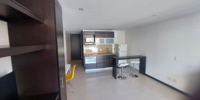 Arriendo apartamento- Aparta estudio   Chapinero,  tipo loft con área de 29.6 metros cuarto piso con ascensor, espacios amplios, iluminado un solo espacio  alcoba -  sala - comedor, un baño,  cocina   abierta  con mesón  tipo americano , zona de lavandería. Ubicado en un sector con diversos servicios: Centros médicos, almacenes de cadena, Zona Bancaria, servicios Salones de Belleza, Centros Veterinarios, Iglesias, vías fáciles de acceso (calle 60, calle 57, carrera septima  , Carrera13,  transporte público (Transmilenio, Sitp).Edificio con terraza BBQ, salon social y vigilancia 24 horas.   valor canon con administración $2'000.000
Opcional se  arrienda con lavadora y nevera.