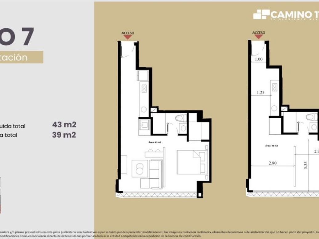 Apartamento de 1 alcoba en venta en Molinos Norte, Bogotá, 43 m² · foto 11 de 20