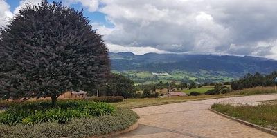 Lote con hermosa vista sobre la sabana de Sopo, en conjunto que tiene dos porterías, ideal para construir la casa de tus sueños. Senderos peatonales, amplias zonas verdes y vigilancia 24 horas.