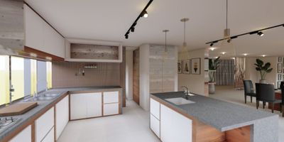 Vendemos apartamento tipo penthouse en el barrio Santa Monica residencial, con area de 400 m2 más 2 parqueaderos paralelos, son 4 habitaciones con baño y amplio vestier en la principal. Se vende en obra gris por un menor valor o terminado full (se puede ajustar diseño y tipo de acabados) tendra amplia sala de cine , terraza en piso 2, alcoba de servicio con baño. Cocina tipo americano. El apartamento tiene vista de 360°. Zonas comunes (tanques de reserva de agua, vigilancia 24 horas, doble ascensor)
