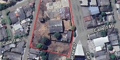 CÓDIGO 9515FR508. Ubicado entre tres vías, las Carreras 6,7 y 8 con Calle 15, todas vías principales pavimentadas, una de ellas avenida con acceso o salida a la población. El Lote cuenta con una tipografía pendiente suave, leve y Forma triangular irregular, en su mayoría sin edificar, con una área construida en Bodega de 575 Mt2 Aprox y un Terreno Total general de 5.999 Mt2.

El Terreno es situado en una zona comercial muy concurrida, rodeada de almacenes de cadena, tiendas, súper mercados y comercio en general, con uso comercial, industrial e Institucional y cuenta con todos los servicios públicos de Redes Eléctricas, Acueducto, Gas, Alcantarillado, Aseo  e Internet. SI ESTA PROPIEDAD ES DE SU INTERÉS, CONTÁCTENOS Y AGENDAMOS UNA CITA 
