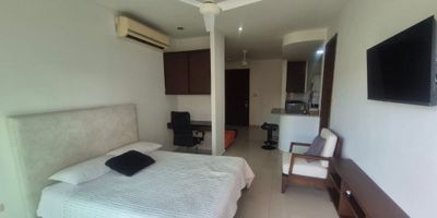 Descubre la comodidad y elegancia en este apartaestudio ubicado en una de las zonas más exclusivas de la ciudad. Con 1 habitación y 1 baño, este espacio de 42 metros cuadrados ofrece un ambiente acogedor y funcional para tu estilo de vida. Con una distribución inteligente y acabados de alta calidad, cada rincón de este inmueble ha sido diseñado pensando en tu confort y bienestar. Disfruta de la tranquilidad y seguridad que te brinda este lugar, ideal para quienes buscan un hogar moderno y sofisticado. ¡Ven y descubre tu nuevo hogar!