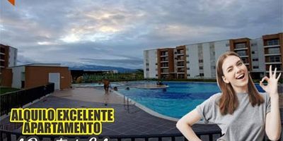 ALQUILO EXCELENTE APARTAMENTO AL ORIENTE DE CALI EN CIUDAD DEL VALLE.CARRERA 31A No. 14-77 CR AMANECERES. COD 2253. Excelente ubicación. Cerca de vía principal, cerca de colegios, cerca de supermercados y centros comerciales. Consta de sala comedor con balcón, 2 alcobas,  baño, estudio, cocina sencilla a gas, zona de oficios, piscina, salón social, parrilla BBQ, parque infantil, zonas verdes, parqueadero comunitario, portería y vigilancia 24 horas. $600.000 administración incluida.