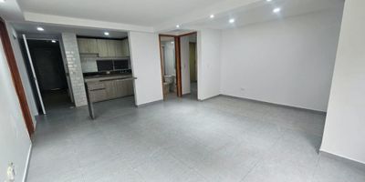 se vende apto en exclusivo sector de la ciudad en el sector de alameda del rio consta de 2 amplias habitaciones , 2 baños, sala-comedor ,cocina integral equipada, área de labores, además el conjunto cuenta con todas las áreas sociales que buscas tales como salón social, piscina, parqueadero comunal, seguridad 24 horas con acceso a transporte publico cercano ,centros comerciales y vías principales.