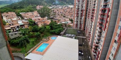 apto de 55 mtr2, cuenta con 2 habitaciones, 2 baños, salon comedor, cocina integral, piso 14 con excelente vista, unidad completa.