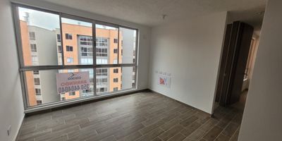 HERMOSO APARTAMENTO, COMO NUEVO, UN AÑO DE USO, BONITOS ACABADOS, NOVENO PISO, MAGNIFICA ILUMINACION, VISTA A LOS CERROS, CON CORTINAS, CONJUNTO CERRADO CON MUY BUENAS ZONAS COMUNES, CERCA CENTROS COMERCIALES, TRANSPORTE PUBLICO Y ZONAS DE INTERES.  