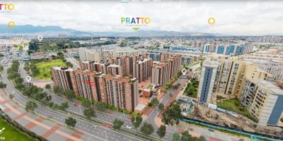Apartamento en piso 9 con vista exterior, bien distribuido, consta de sala-comedor, cocina, 1 baño y 2 habitaciones. El apartamento está ubicado en zona residencial sobre la nueva Av. Guayacanes, rodeado de varios parques y a una cuadra de la Avenida Boyacá. El conjunto cuenta con terrazas transitables, gimnasio, cancha futbol, cinema, coworking, Spa, y más. Entrega estimada en Septiembre de 2022 en obra gris.