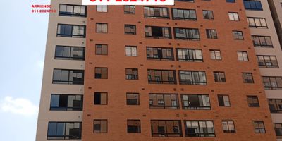 Apto esquina -9 piso. servicios agua y luz por ahora no se facturan-2 alcobas, 1 baño, sala comedor cocina integral con Barra, Calentador, gas, parqueadero temporal, para estrenar con cortinas, arriendo directo con seguro