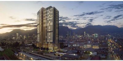 Este hermoso apartamento, con una ubicación privilegiada en Bogotá D.C., es una excelente oportunidad de inversión en el mercado inmobiliario colombiano. Con un área construida de 64.71 M2 y una privada de 59.55 M2, este apartamento cuenta con suficiente espacio para una familia pequeña o una pareja que valore comodidad y modernidad.

El apartamento cuenta con 2 amplias alcobas y 2 baños, ideales para ofrecer privacidad y confort a sus residentes. Además, cuenta con 1 parqueadero cubierto, lo que garantiza la seguridad y la comodidad al momento de estacionar su vehículo.

Entre las características internas, se destacan su capacidad para admitir mascotas, lo que es ideal para aquellos que tienen una mascota como parte de su familia. Además, cuenta con una cocina integral totalmente equipada, calentador y es amigable con el medio ambiente al ofrecer gas domiciliario.

Otra ventaja de este inmueble es su hermosa vista panorámica, que se puede disfrutar desde su amplio balcón. Además, cuenta con detectores de humo y extractor, lo que asegura la protección de sus habitantes.

Su diseño cuenta con un hall de alcobas, pisos laminados y un vestidor en la habitación principal, lo que brinda elegancia y comodidad. Además, cuenta con una amplia zona de lavandería y comedor auxiliar, ideal para aquellas familias que valoran la funcionalidad del espacio.

En cuanto a las características externas, este apartamento cuenta con acceso pavimentado y un área social que permite disfrutar de momentos de recreación y descanso en familia. Además, tiene acceso a ascensor y está ubicado cerca de la zona urbana, lo que garantiza la comodidad de estar cerca de servicios y comercios básicos.

El edificio también cuenta con un circuito cerrado de televisión y vigilancia las 24 horas del día, lo que brinda seguridad y tranquilidad a sus residentes. Además, ofrece acceso con tarjetas o dispositivos, lo que agrega un nivel extra de seguridad.

Sus exteriores también c