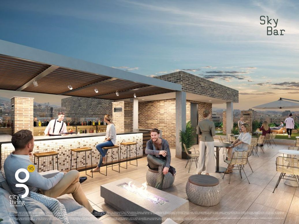 Apartaestudio en venta en Chico Norte Et. Ii, Bogotá, 23 m² · foto 4 de 12