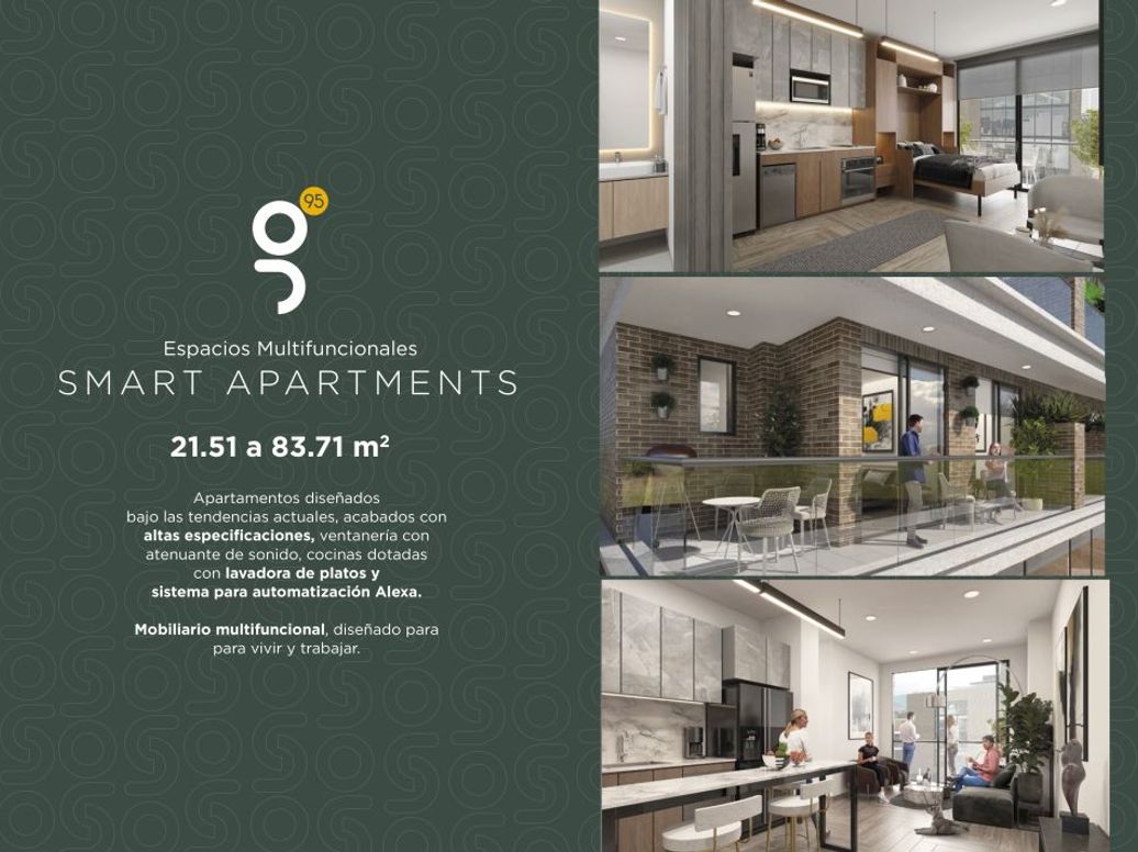 Apartaestudio en venta en Chico Norte Et. Ii, Bogotá, 23 m² · foto 9 de 12