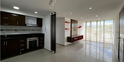 Moderno espacioso e iluminado apartamento, en uno de los mejores sectores de la ciudad. con un área de 74m2, consta de sala-comedor, cocina integral, zona de ropas, tres habitaciones con closet y bano , balcón con excelente vista, pisos en porcelanato y buenos acabados, el conjunto ofrece portería, piscina para adultos y niños, zona infantil, salón social, jardines, y amplias zonas verdes, - 25-220