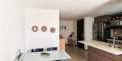 Para mayor información escribanos vía WhatsApp y uno de nuestros agentes inmobiliarios te atenderá.
Apartamento en venta en el sector de Conquistadores.
Edificio de 7 pisos, apartamento por piso.
El apartamento, tiene un apartaestudio con acceso independiente pero con una sola matrícula inmobiliaria, cuenta con citofonía con control de acceso, ascensor y shut de basuras, hay personal de oficios varios periódicamente , Edificio sin zonas sociales, piso en porcelanato y cubierta en drywall, sala comedor, cocina integral muebles superiores e inferiores, muebles en madera madecor, mesón en mármol con isla, zona de ropas lavadero en fibra de vidrio y enchape,

3 habitaciones, cada una con clóset en madera, dos baños uno social y otro privado, mueble en lavamanos cabina de vidrio, cerámica sanitaria, enchape total.
Un plus importante que tiene esta propiedad, cuenta con un apartaestudio 